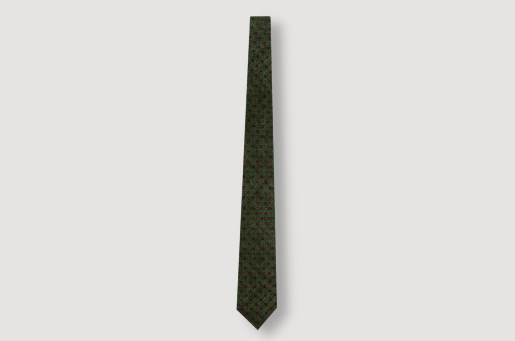 Corbata verde hombre