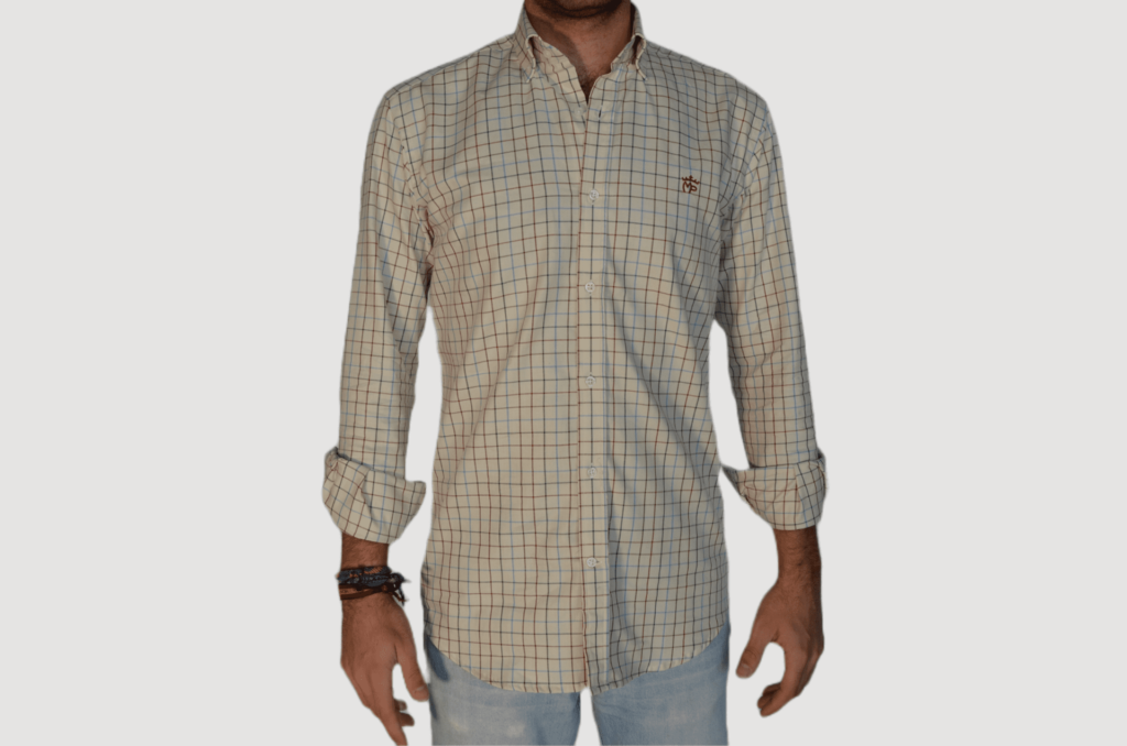 Camisa cuadros hombre