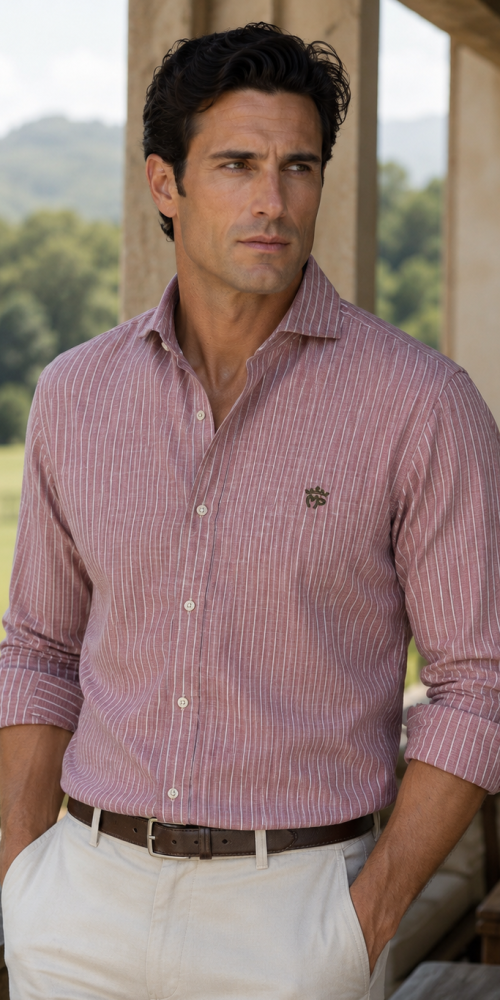 CAMISA ROSA RAYAS 1 2026
