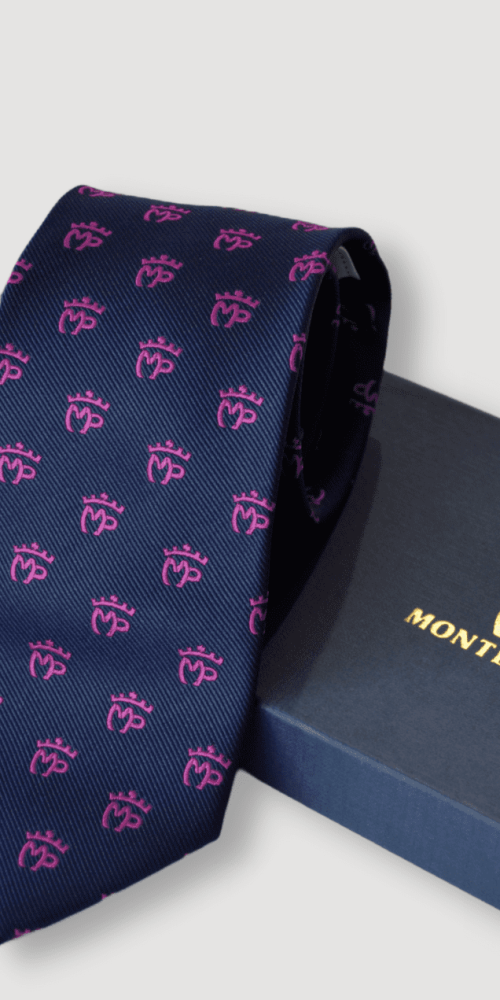 Corbata azul marino para trajes