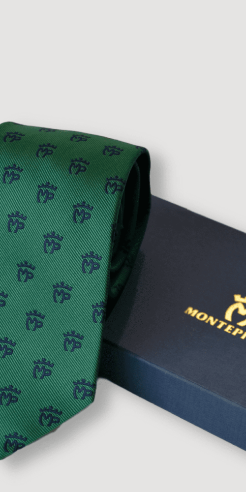 Corbata verde para trajes