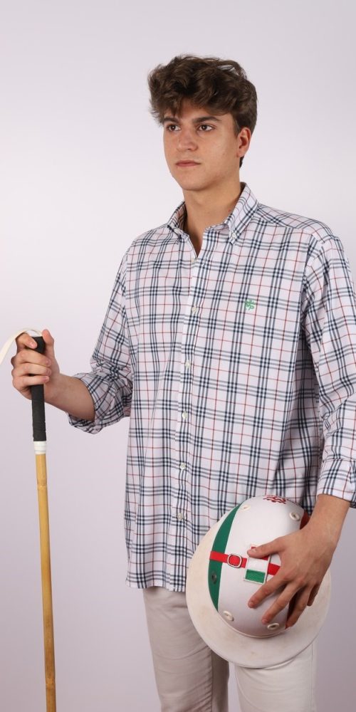 Camisa de cuadros Montepicaza en tejido 100% algodón, diseño clásico y transpirable, ideal para looks casuales o de estilo elegante.
