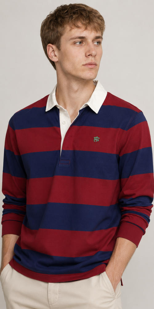 POLO RUGBY CBRO VINO MARINO O26 1